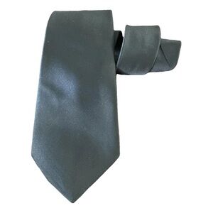 Giorgio Armani black pure silk tie